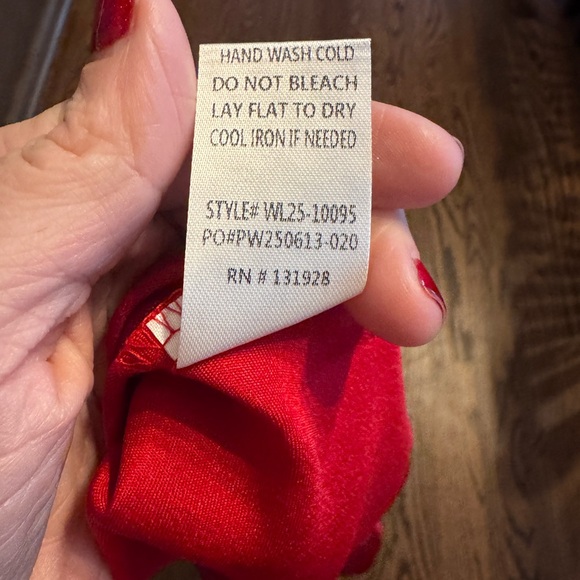 Wishlist Red Skirt - Satin Like Material, Size Medium, NWOT, Soft, Long Skirt - Picture 7 of 8